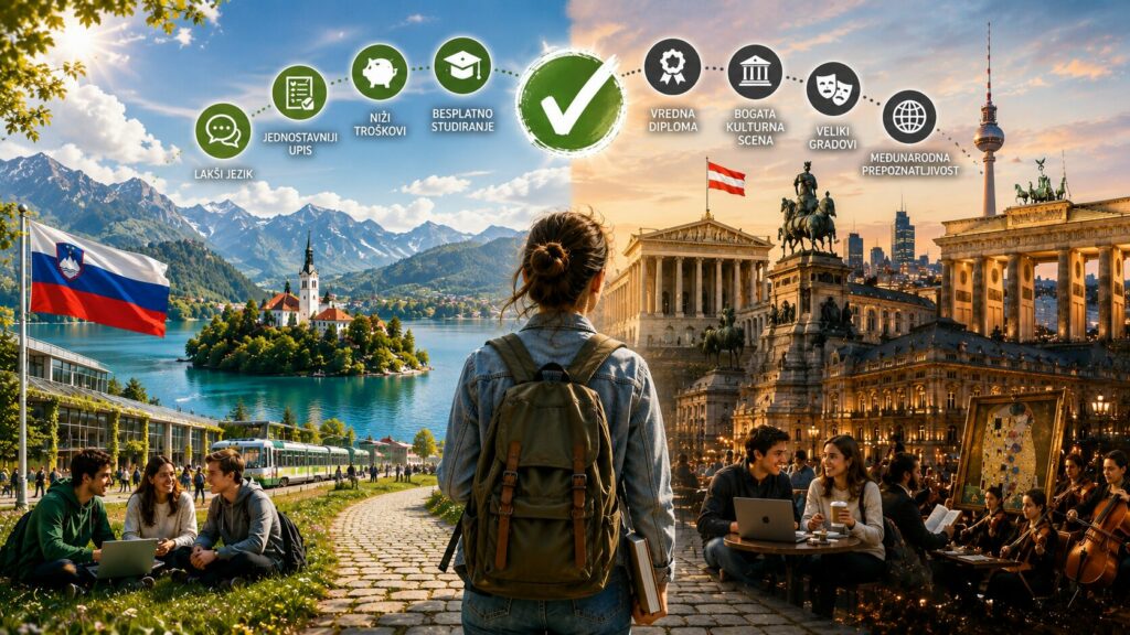 Zašto studenti iz Srbije sve češće biraju Sloveniju umesto Nemačke i Austrije